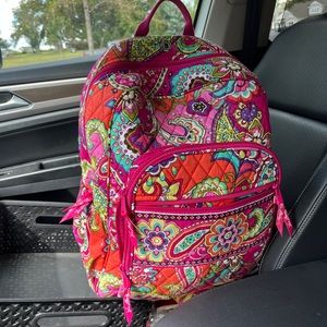 Vera Bradley campus book bag
